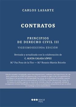 PRINCIPIOS DE DERECHO CIVIL. TOMO III: CONTRATOS