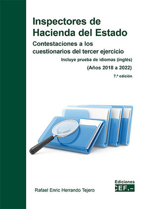 INSPECTORES DE HACIENDA DEL ESTADO. CONTESTACIONES A LOS CUESTIONARIOS DEL TERCER EJERCICIO