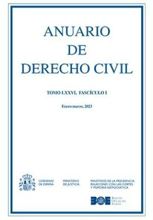 ANUARIO DE DERECHO CIVIL, 2023